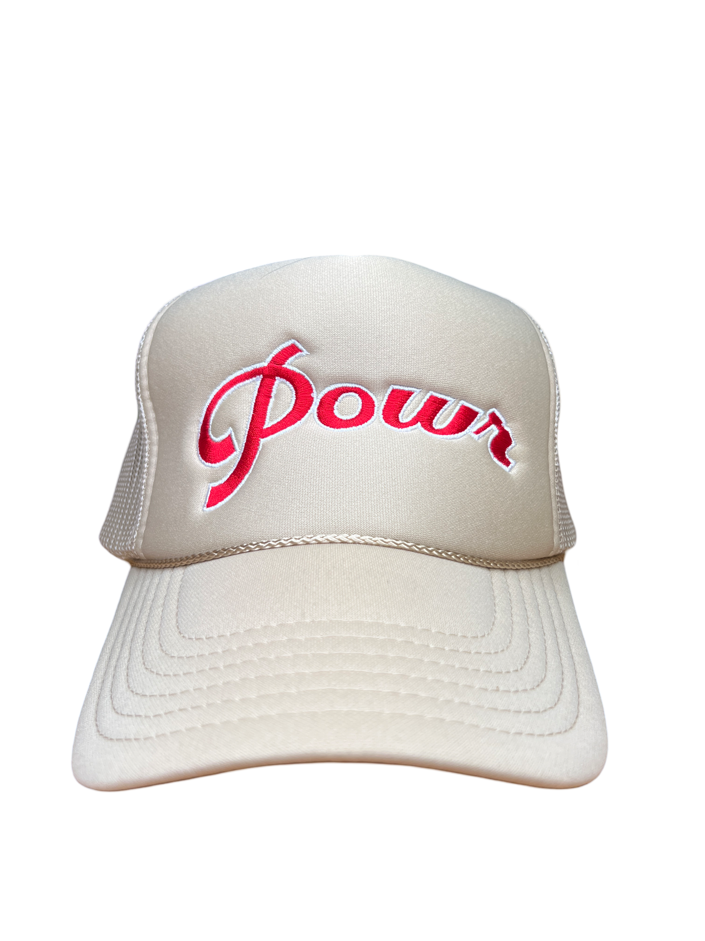 POWR Script Trucker hat